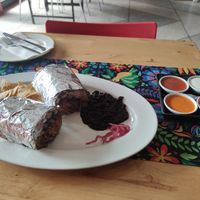 Vegan chicken burrito at Salsa Kitchen - Huay Kaew in Chiang Mai