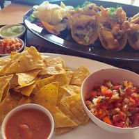 Cauliflower in batter tacos / nachos  at Salsa Kitchen - Huay Kaew in Chiang Mai
