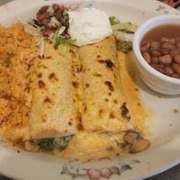 Vegetarian Enchiladas at Corona Village in Laramie