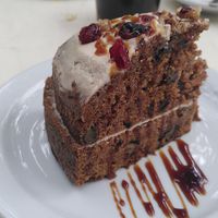 Carrot cake at La Mar de Vins in Mallorca