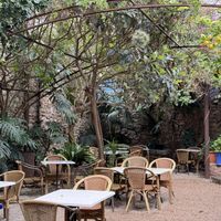 Outdoor seating   at La Mar de Vins in Mallorca