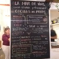 Daily menu at La Mar de Vins in Mallorca