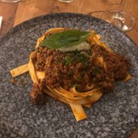 Parpadelle with vegan ragout  at Mr. & Mrs. Watson in Amsterdam