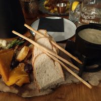 Vegan fondue at Mr. & Mrs. Watson in Amsterdam