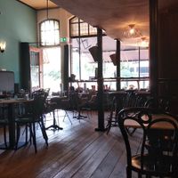 Inside setting. Not as dark as it looks likes. It was a very sunny day. at Mr. & Mrs. Watson in Amsterdam