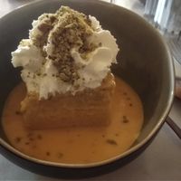 Vegan pie with a pecan nut topping. Delicious 👍 at Mr. & Mrs. Watson in Amsterdam