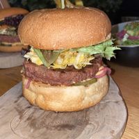 Kombucha bbq burger  at Mr. & Mrs. Watson in Amsterdam