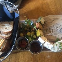 Grand platter of cheeses   at Mr. & Mrs. Watson in Amsterdam