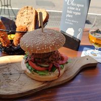 Cheese Steak Burger at Mr. & Mrs. Watson in Amsterdam