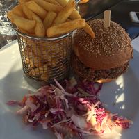 The Vegan Burger at Harmony in Ios