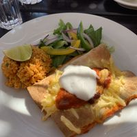 Enchiladas at Harmony in Ios