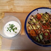 Quinoa salad at Peck 20 in Brussels