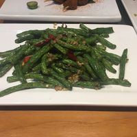 Delicious green beans!  at Zǎozǐ Shù - Vegetarian Life Style - Gubeii in Shanghai