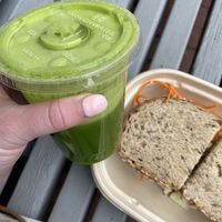 Detox juice  at Mama Matcha Green Bar in Provincetown