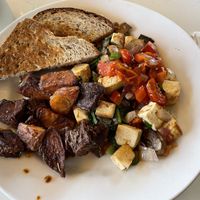 Vegan Scramble   at Liz's Cafe Anybody's Bar in Provincetown
