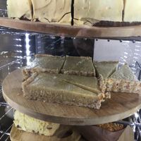 Raw lemon cheesecake at Letterbox Cafe in Penguin