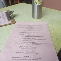 Menu at Loves Cafe in Weston-super-mare