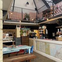 Café inside   at Loves Cafe in Weston-super-mare