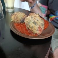 Bubble and squeak at Loves Cafe in Weston-super-mare