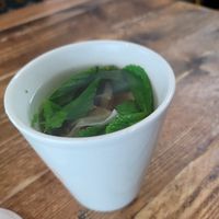 Moroccan mint tea at LHR - Giraffe - T5 in West London