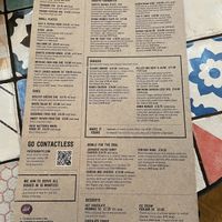 Menu  at LHR - Giraffe - T5 in West London