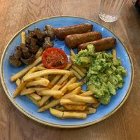 Veggie Brunch Plate (£11.50) at LHR - Giraffe - T5 in West London