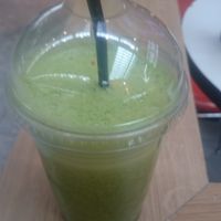 Green smoothie to go at LHR - Giraffe - T5 in West London
