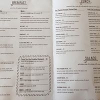 Menu  at Java Surf Cafe & Espresso Bar in Virginia Beach