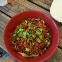 Garlic peanut noodles  at Monkey King Noodle Company in Carrollton