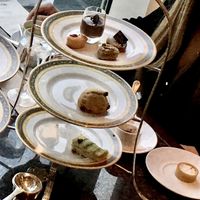 Vegan afternoon tea (partly eaten at this point)   at Pierrot Gourmet at The Peninsula in Chicago