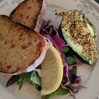 smashed avocado minus fetta at Yum Yum Tree Cafe in New Brighton