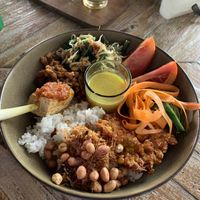 Nourish bowl at Verdant Organic in Benoa