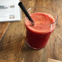 Beets carrot juice at plant-HOLIC in Ginowan
