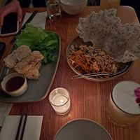 Netted spring rolls, jackfruit salad at Cafe Hanoi in Auckland
