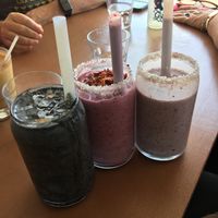 Vegan smoothies at Dear Jervois in Auckland