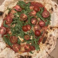 Al Volo with vegan cheese  at Al Volo Pizzeria in Auckland