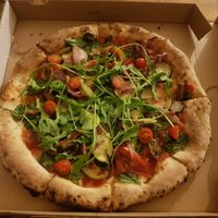 Vegan 'Vegetarian' Pizza at Al Volo Pizzeria in Auckland