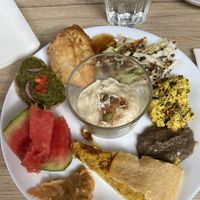 The vegan brunch offers   at Cafe Grannen in Malmo