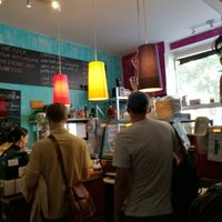 Clients at Cafe Grannen in Malmo