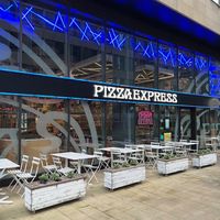 Outside seating weather permitting  at Pizza Express - St Paul's Place in Sheffield