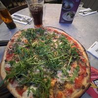 New * creamy mushroom bosco pizza. Amazing!!!  at Pizza Express - St Paul's Place in Sheffield