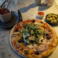 Vegan lunch at Pizza Express at Pizza Express - St Paul's Place in Sheffield