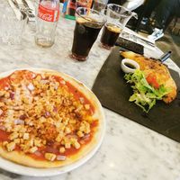 Sloppy vegan and calzone at Pizza Express - Meadowhall in Sheffield