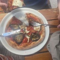 Small portion vegan pizza   at Pizza Crocodiles in Innsbruck