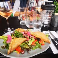 Samosa Salad at Cafe Knuth's in Skagen