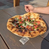 Donair pizza 3/5 at Die Pie in Edmonton