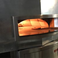 The open concept pizza oven  at Die Pie in Edmonton