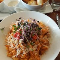Buffalo chicken Mac and cheese, cheddar bites at Die Pie in Edmonton