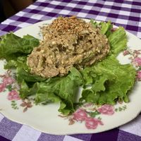 Special aubergine salad😄yummy at Yar Pyi in Bagan