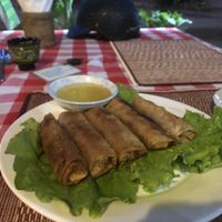 Banana spring roll  at Yar Pyi in Bagan